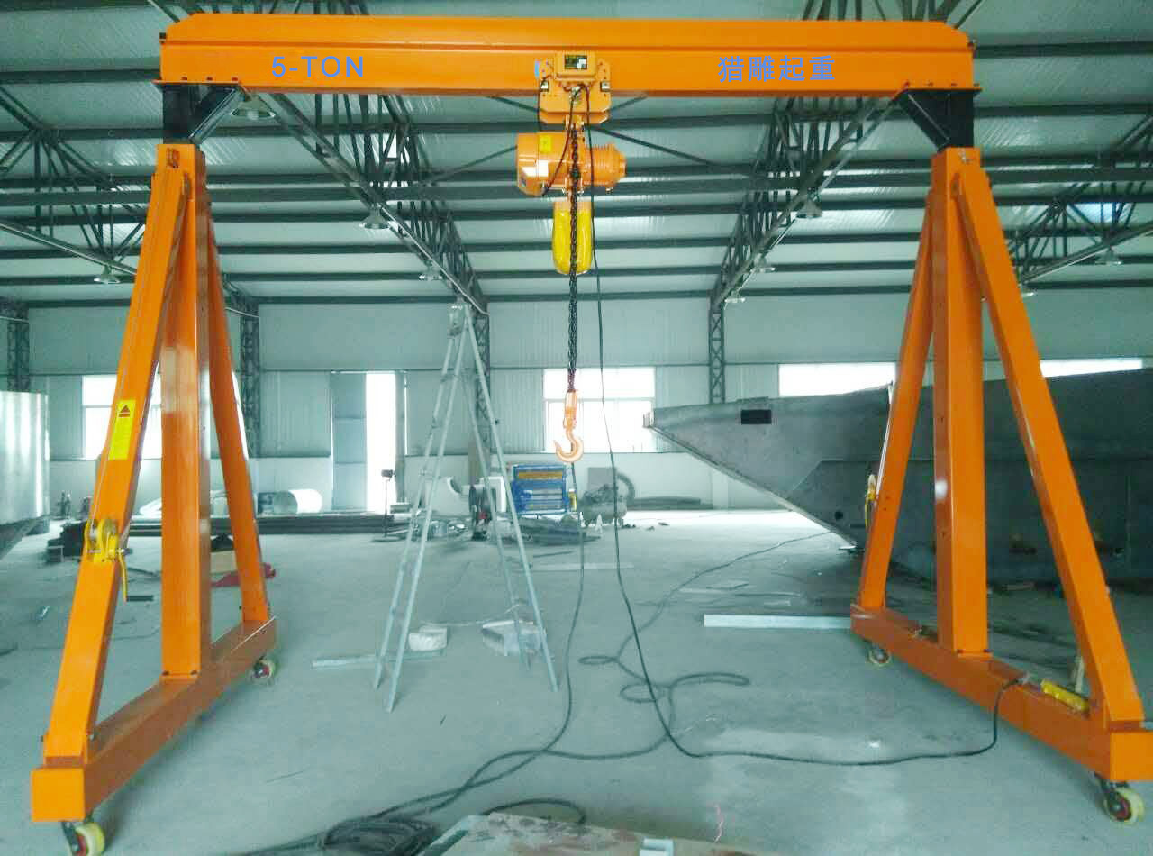 輕型移動式龍門吊產實拍圖